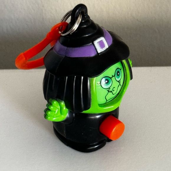 Vintage  Halloween Plastic Spinning Face Witch - Picture 7 of 8